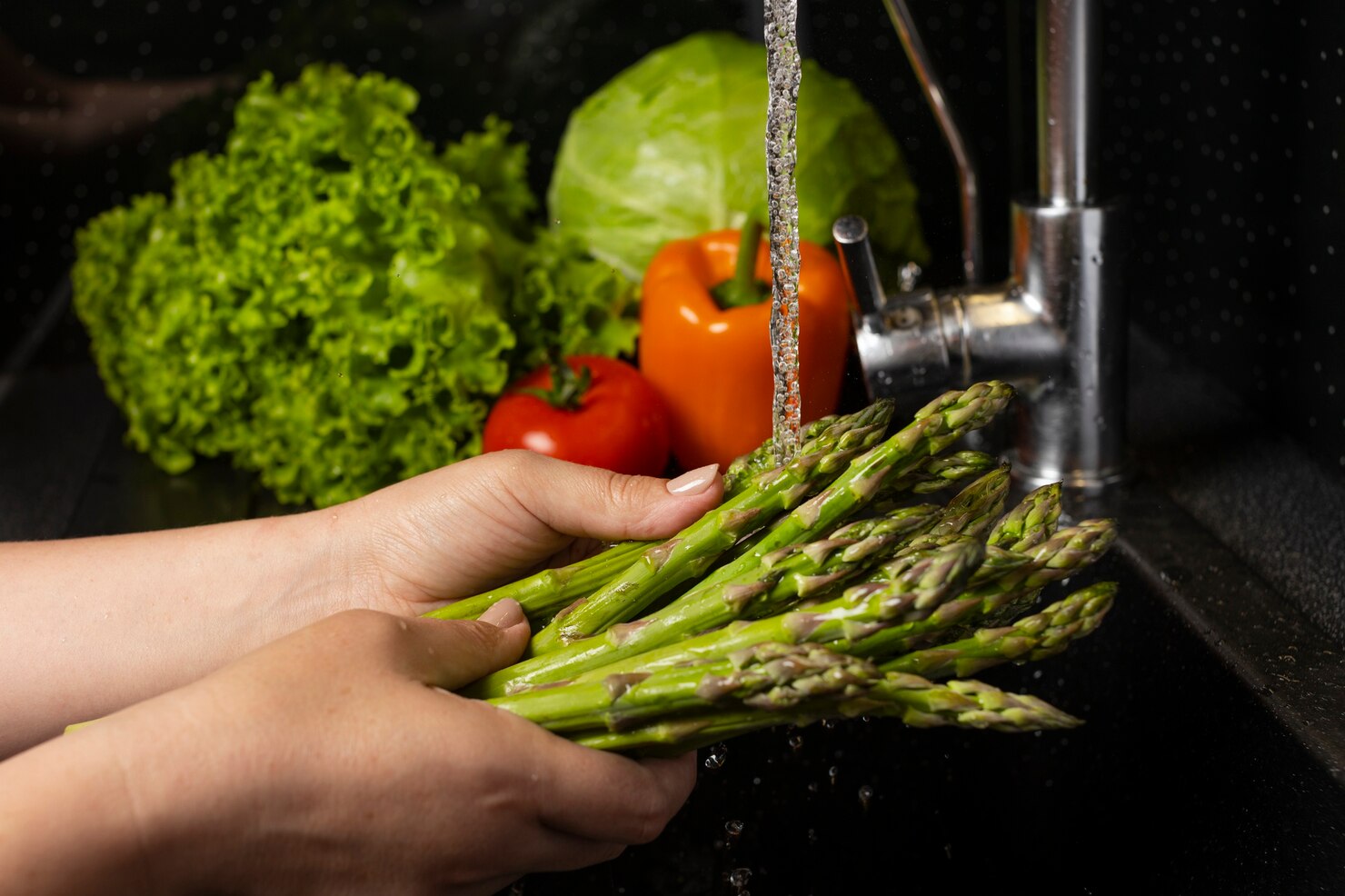 arrangement-healthy-food-being-washed_23-2149022035